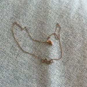 Rose gold heart necklace